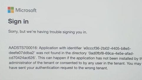 Tidak bisa login LMS Ada notif Identifier not found
