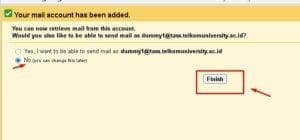 Email GAFE finish pop import