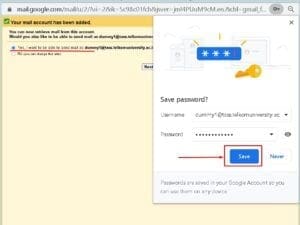 Email GAFE telkomuniversity konfirmasi pop email ke tu