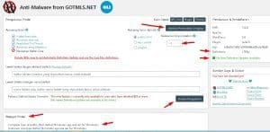 konfigurasi scan-malware