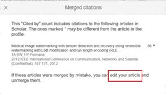 Memperbaiki Artikel Bertanda Bintang pada Google Scholar Memperbaiki Artikel Bertanda Bintang pada Google Scholar