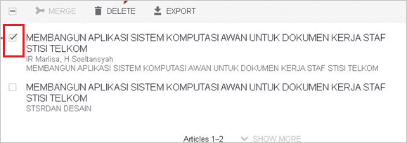 Memperbaiki Artikel Duplikat pada Google Scholar Memperbaiki Artikel Duplikat pada Google Scholar