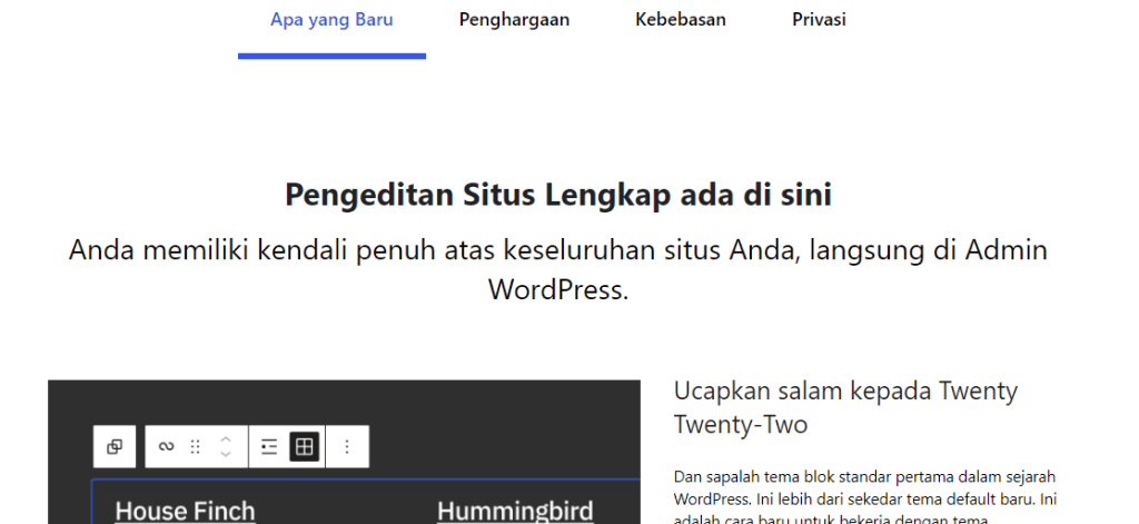 Update terbaru wordpress Update terbaru wordpress