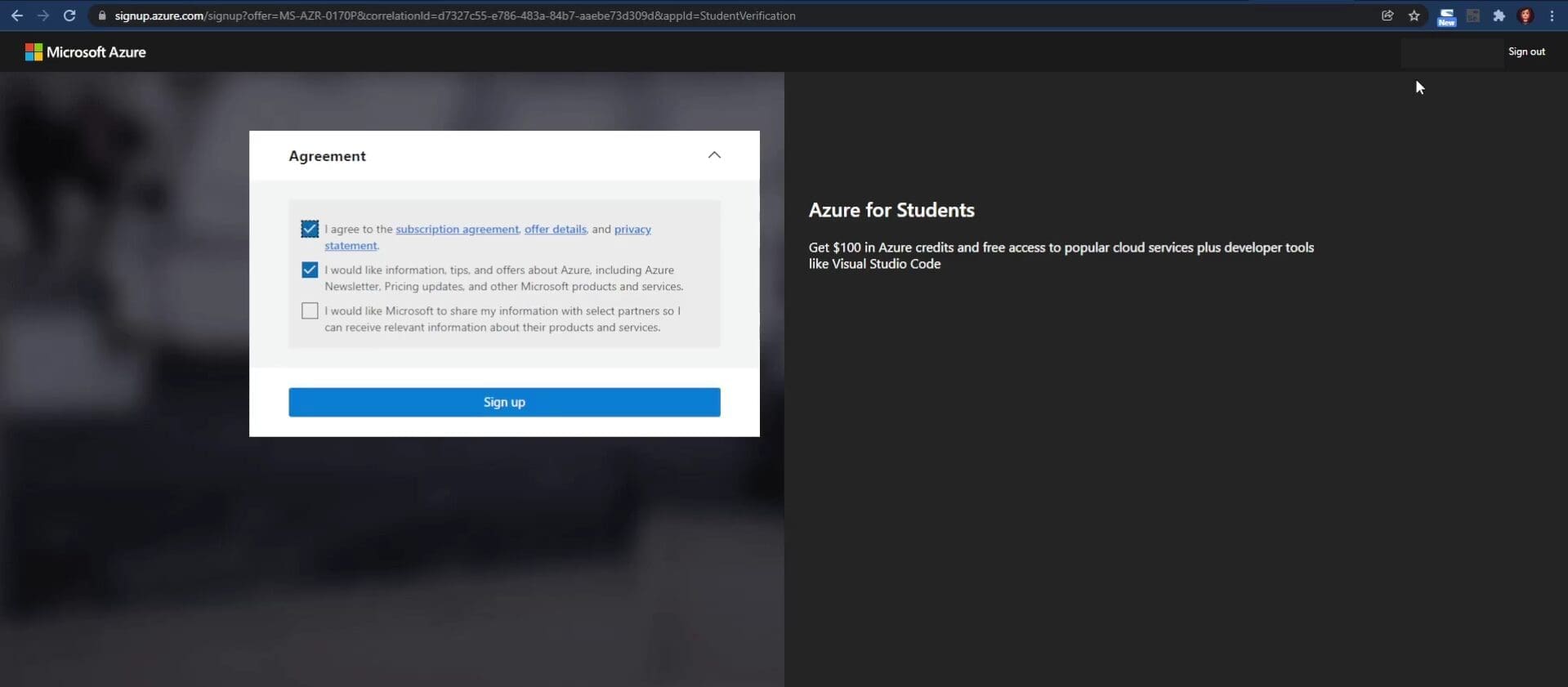 agreement azure