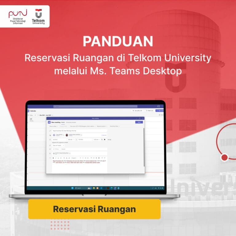 reservasi ruangan di microsoft teams